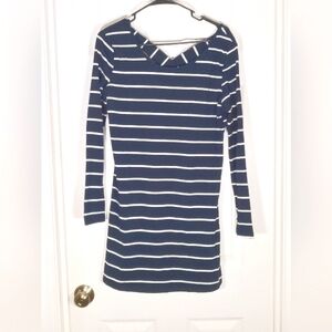 T-shirt Dress Long Sleeve Mini FISOUL Medium
